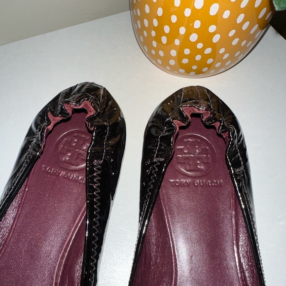 Tory Burch Burgundy Ballet Flats - Picture 4 of 4